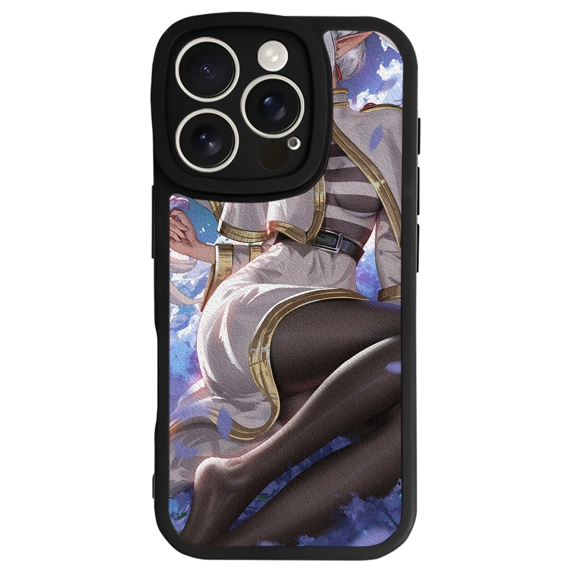 （画像用） 葬送のフリーレン Frieren 【iPhone 16シリーズ対応】シリコンスマホケース（レザー調） 材質：シリコン